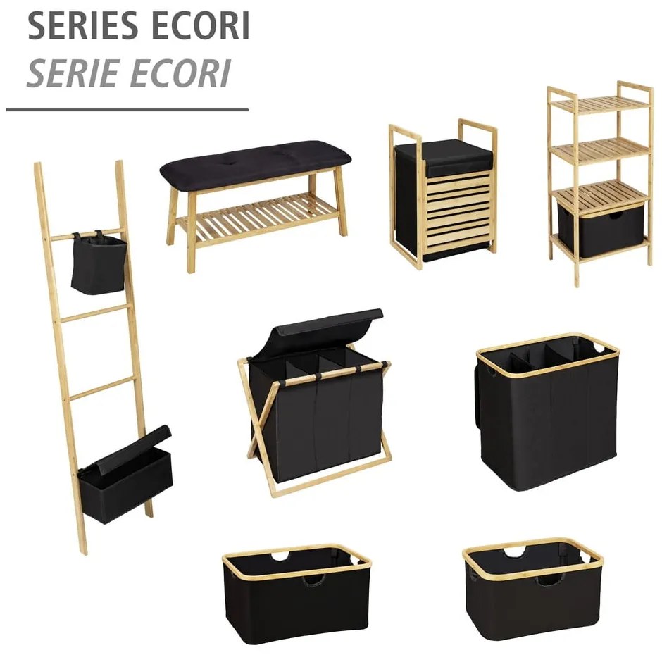 Tekstylny kosz na pranie 47 l Ecori – Wenko