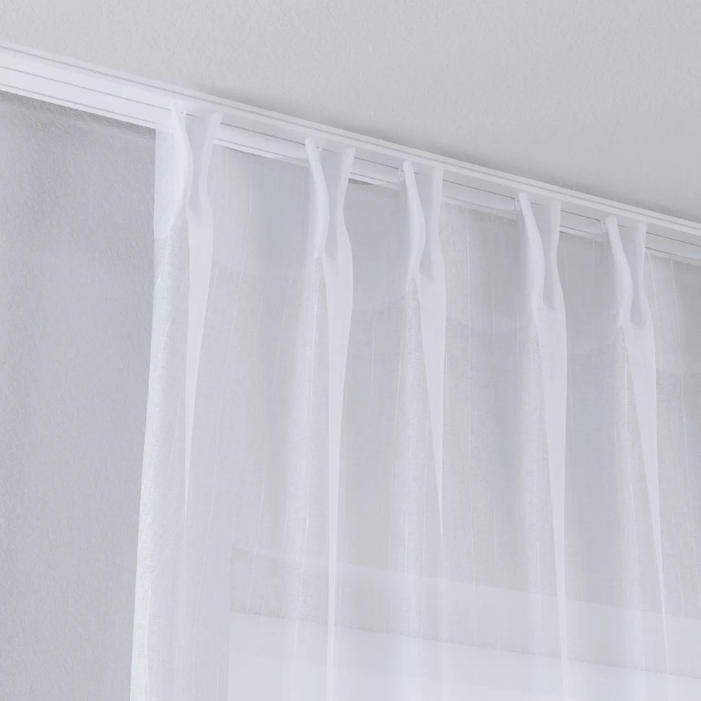 Firana na haczykach flex podwójnych