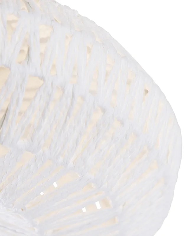 Lampa sufitowa w stylu Retro biała - Lina Retro Oswietlenie wewnetrzne