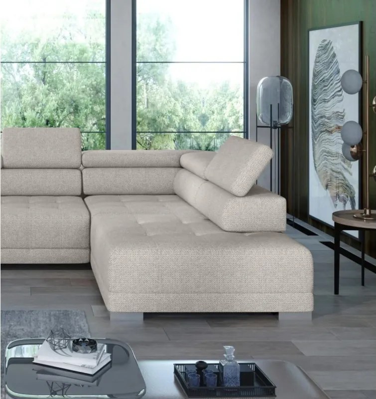 Narożnik CAMPO XL elektryczną regulacją siedziska w WERSAL