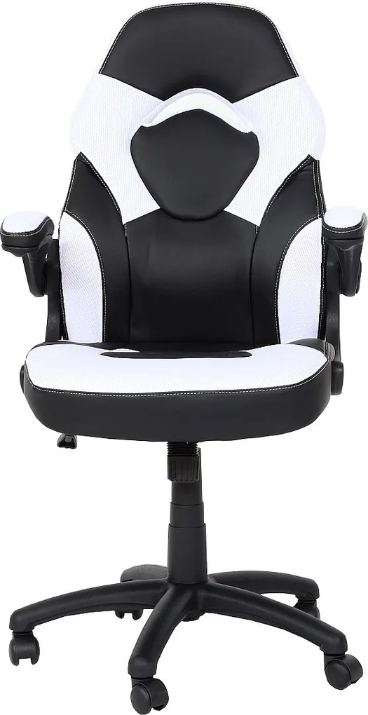 Krzesło biurowe MCW-K13,  czarno-biały