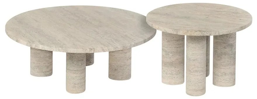 Kamienny okrągły stolik ø 52 cm Volos – Blomus