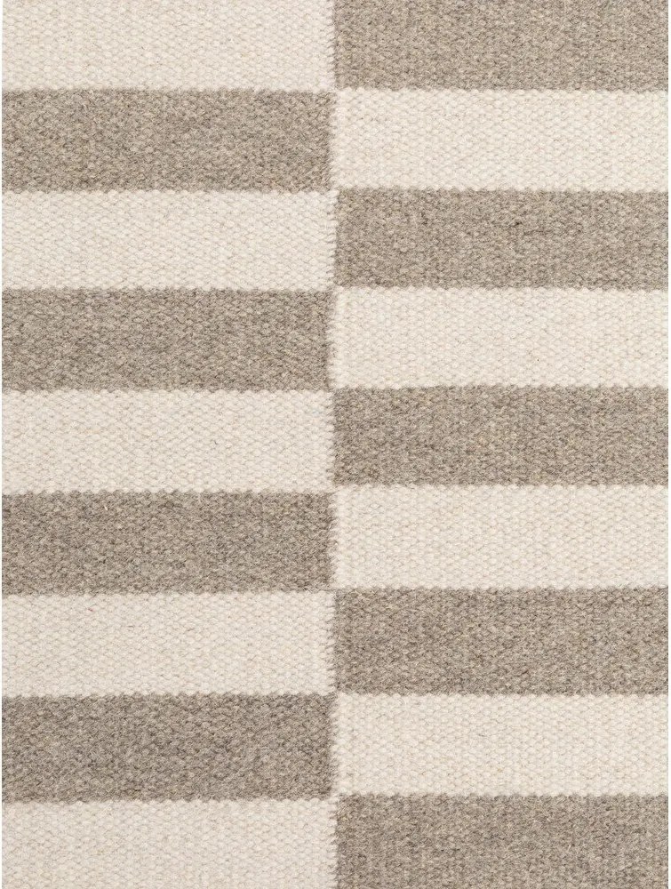 Biały/szary wełniany dywan dwustronny/tkany ręcznie 200x300 cm Vika – Hanse Home