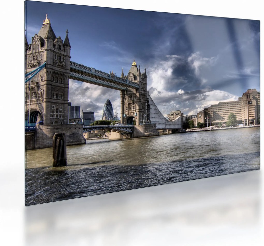 Obraz na szkle - Tower Bridge w Londynie (70x50 cm)