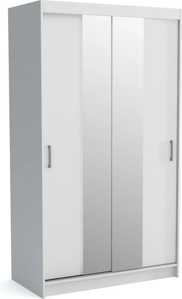 Szafa NICOLA - Biały / Bez lustra / 120 cm