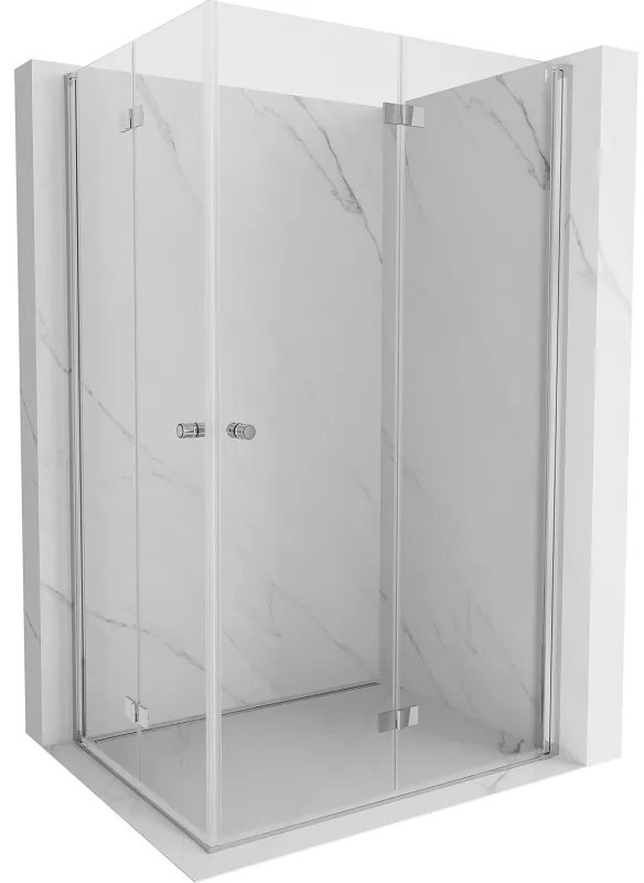 Mexen Mist-F Duo kabina prysznicowa składana prawa 85 x 95 cm, transparent, chrom - 8A6-085L-095P-01-00