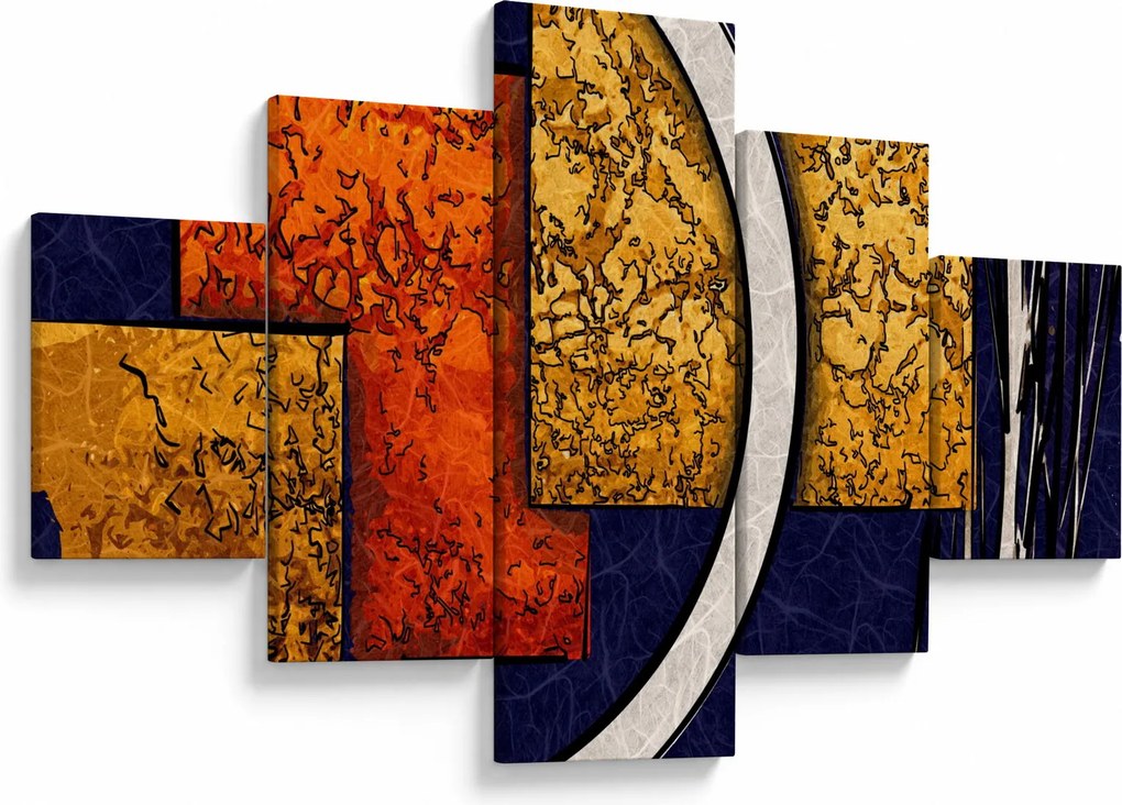 Obraz abstrakcji (125x70 cm)