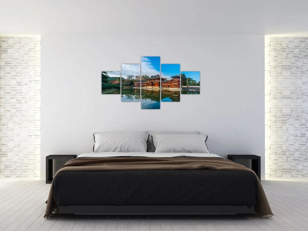 Obraz - Świątynia Byodo-in, Japonia (125x70 cm)