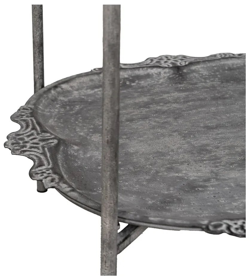 Szary metalowy regał 45x144x45 cm Mireille – Ixia