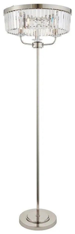 Endon 108103 - Lampa podłogowa CHESTERFIELD 3xE14/6W/230V chrom błyszczący