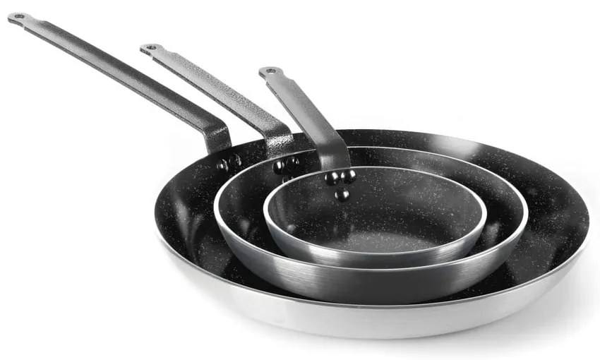 Aluminiowa patelnia z nieprzywierającą powierzchnią Hendi Marble, ø 28 cm