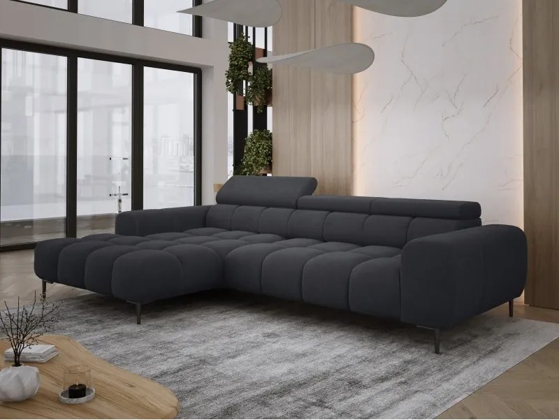 Narożnik PLAZA MINI wolnostojący Lewostronny w tkaninie Promocyjnej APHRODITE 23 WERSAL