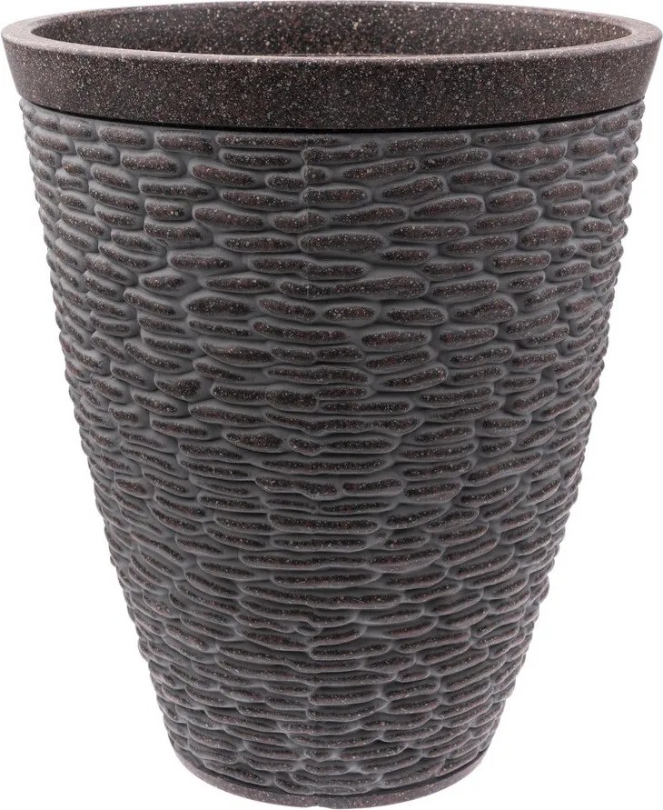 Doniczka z plastiku z recyklingu ø 38 cm – Dakls