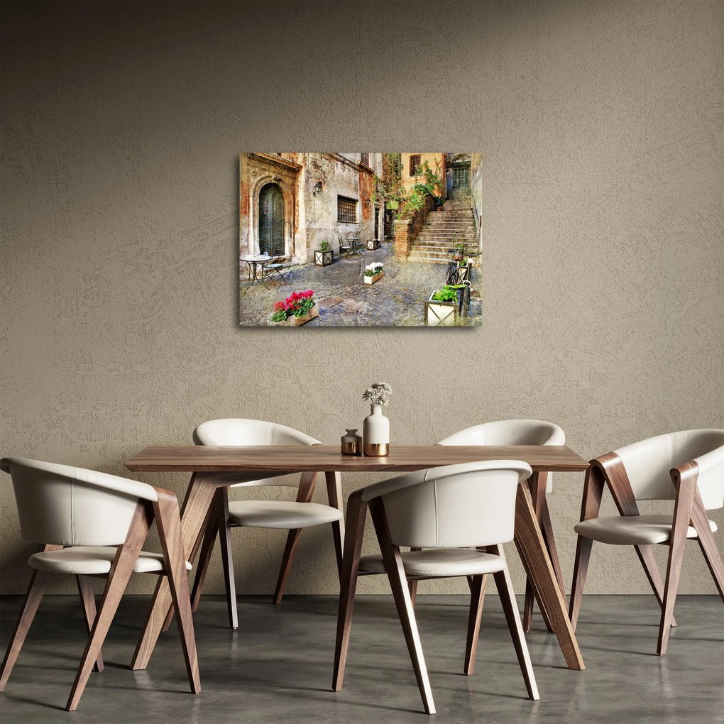 Obraz - Stare ulice Rzymu (70x50 cm)