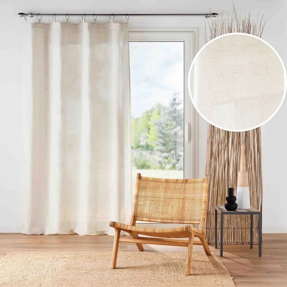 Beżowa zasłona 140x240 cm Pauline – douceur d'intérieur