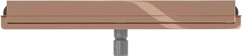 Mexen Flat Wall odpływ liniowy ścienny 2w1 50 cm, różowe złoto - 1630050