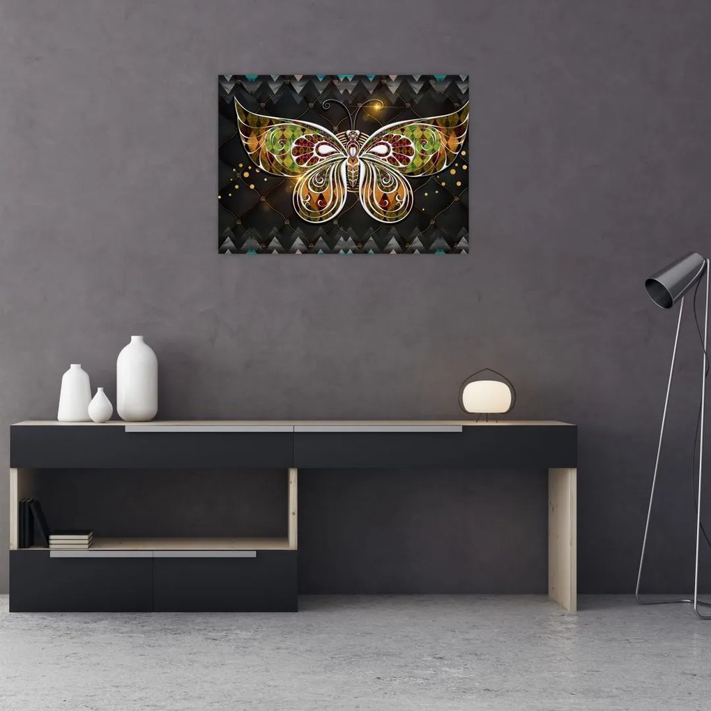 Obraz - Magiczny motyl (70x50 cm)