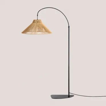 Lampa Stojąca Z Żelaza Sopant Czarna & A - Sklum