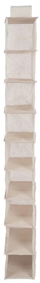 Wiszący tekstylny organizer do szafy Nancy – Compactor