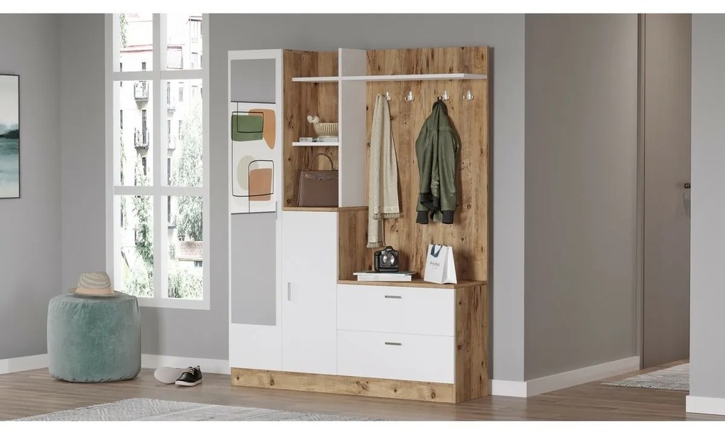 Zestaw do przedpokoju Dana White i Atlanitc Pine