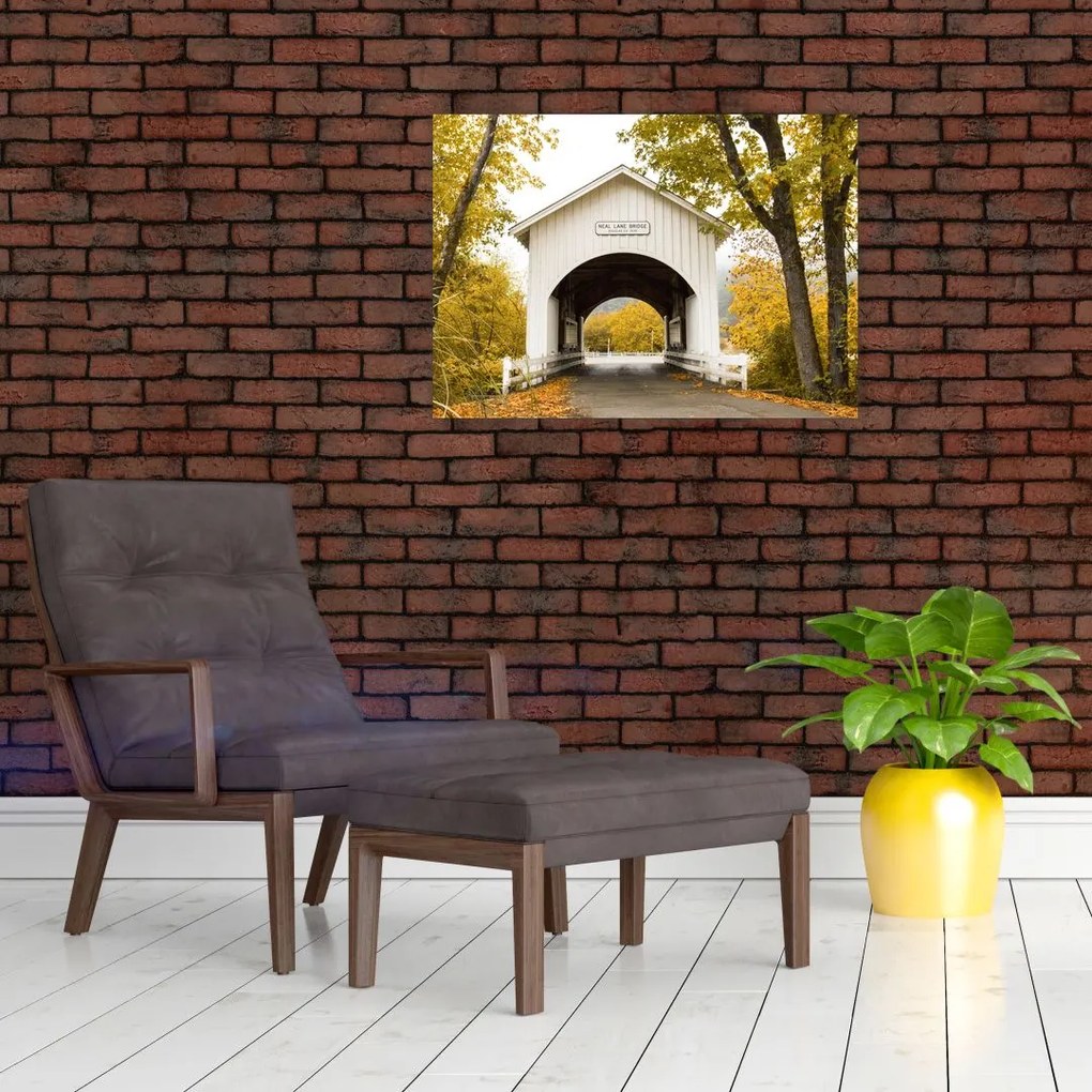 Obraz na szkle mostu w Oregonie (70x50 cm)