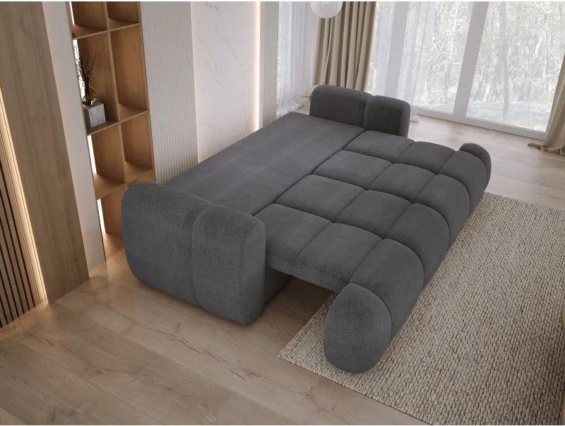 Sofa Kanapa BOMO 3 osobowa z funkcją spania i pojemnikiem w tkaninie EDEN 20 WERSAL