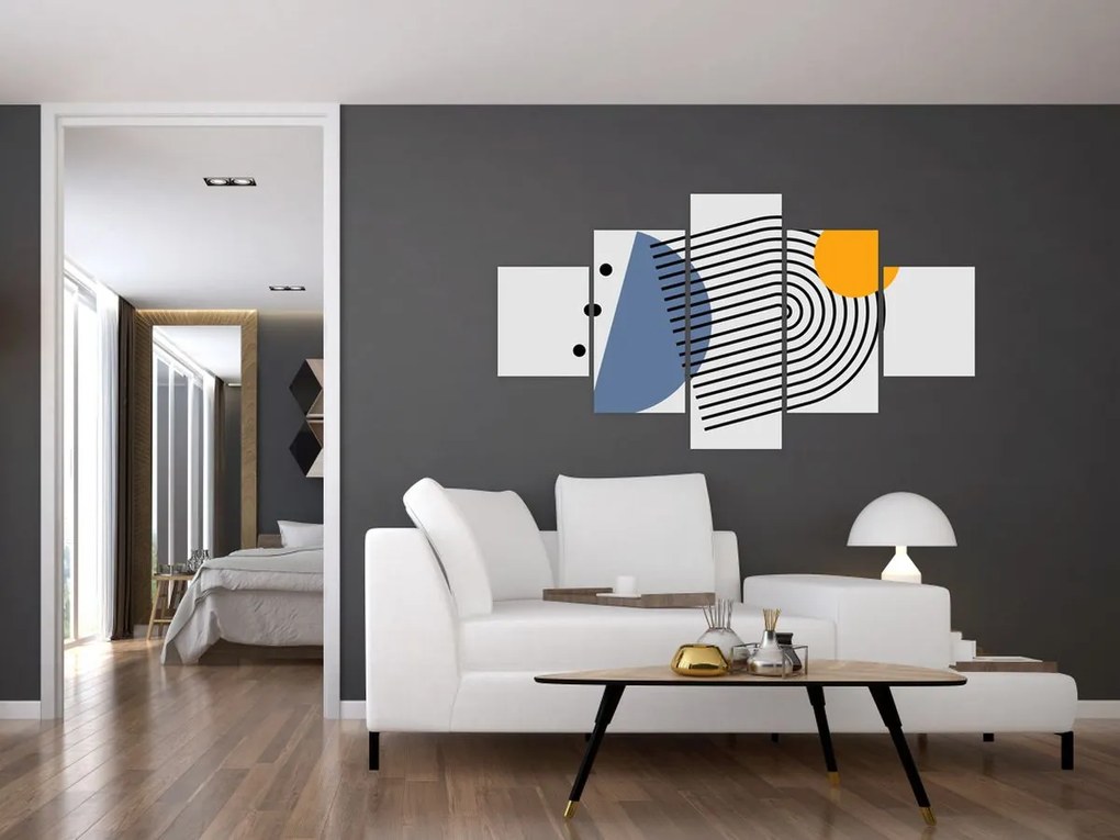 Obraz - Minimalistyczna abstrakcja N⁰2 (125x70 cm)