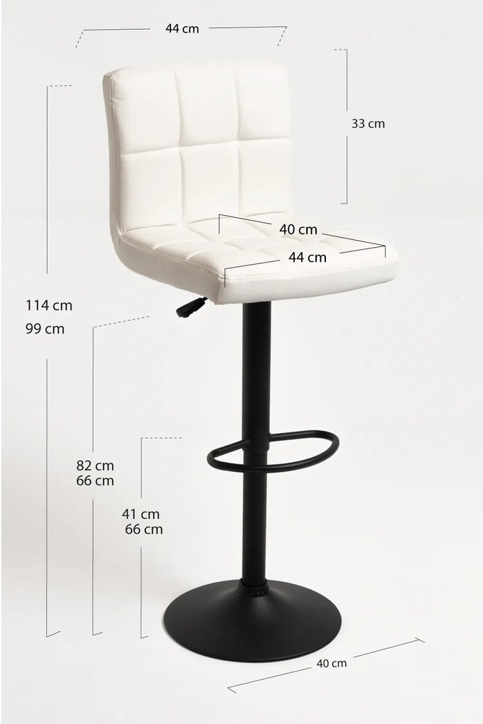 Taburete Casper Black