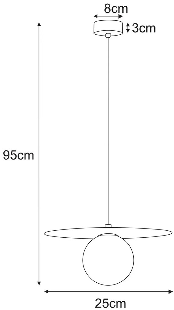 Biała nowoczesna lampa wisząca nad wyspę kuchenną - A680 A8-N38