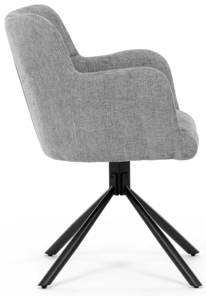 Zestaw krzeseł obiadowych z mechanizmem powrotnymDCH-T1122 GREY2, 2 szt.