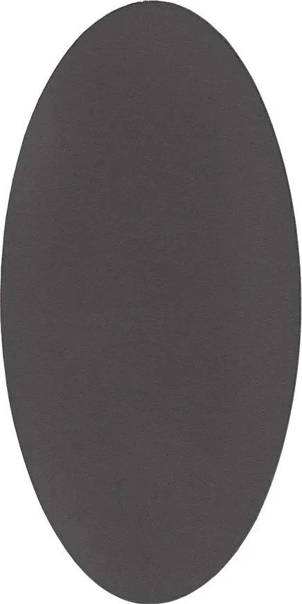 Antracytowy owalny dywan 100x200 R7-W47