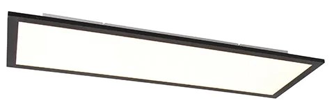 Sufitowa czarna 80 cm z LED ze zdalnym sterowaniem - Live Nowoczesny Oswietlenie wewnetrzne
