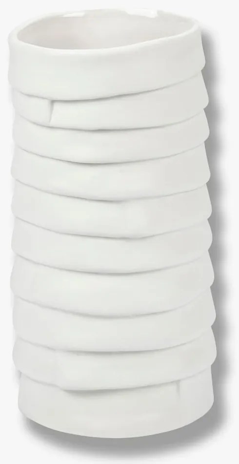 Biały porcelanowy wazon Ribbon – Mette Ditmer Denmark