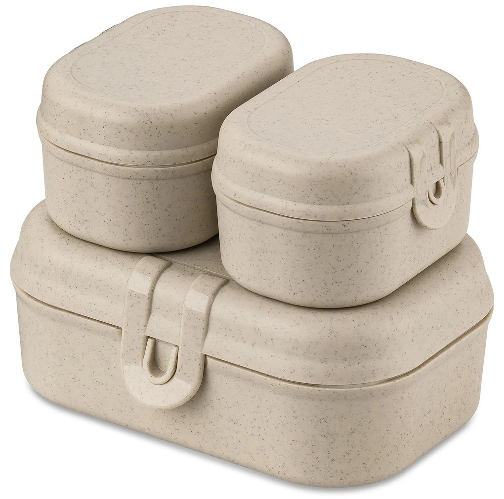Lunchbox PASCAL READY MINI, zestaw 3 pojemników, KOZIOL