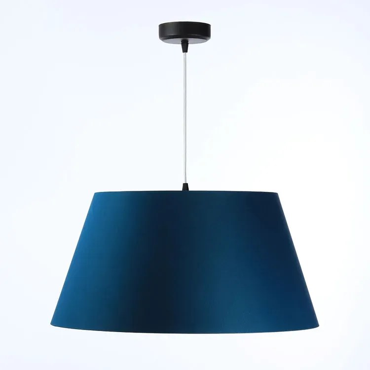 Granatowa nowoczesna lampa wisząca dzwon - S407 R9-W56