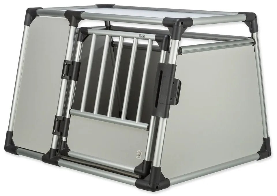 Transporter dla czworonoga w kolorze srebra 65x93 cm Trixie L – Plaček Pet Products