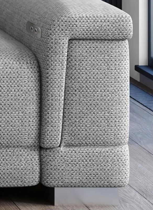 Narożnik CAMPO L elektryczną regulacją siedziska w WERSAL