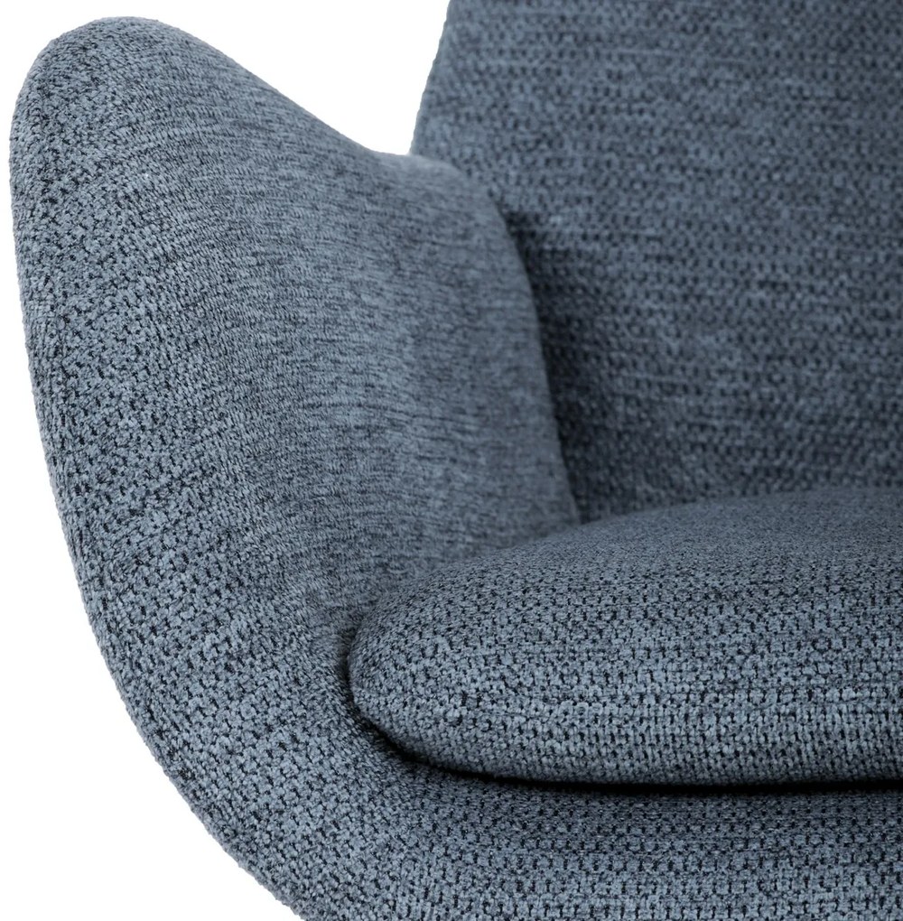 Fotel bujany BLUE2, niebieski