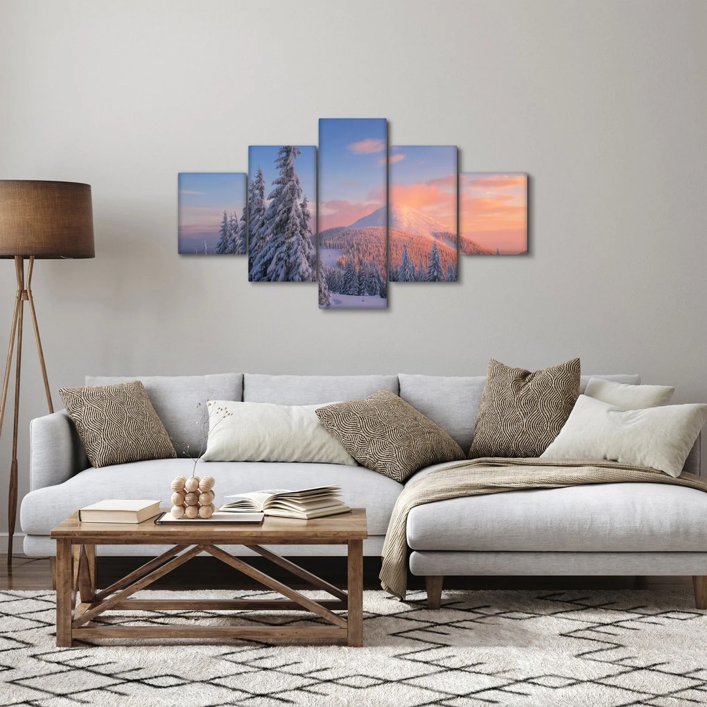 Obraz - Zimowy krajobraz (125x70 cm)