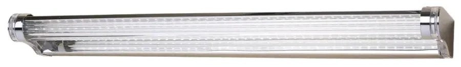 Srebrny nowoczesny kinkiet led nad lustro - K461-Daly