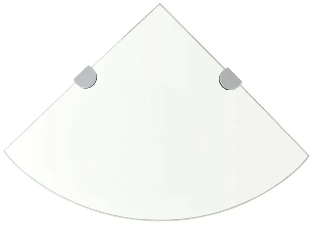 Półka narożna ze szkła hartowanego H6-R29