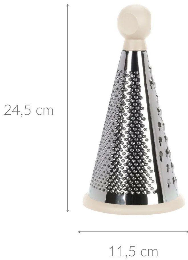 Tarka w formie stożka ze stali nierdzewnej