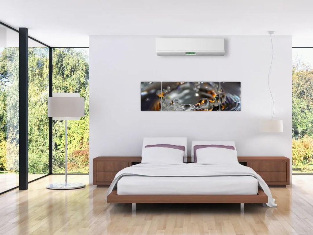 Obraz bransoletki z kropel wody (170x50 cm)