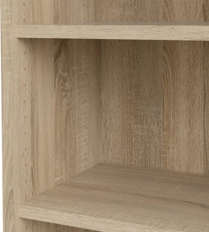 Regał do biura z półkami Prima 4 dąb sonoma