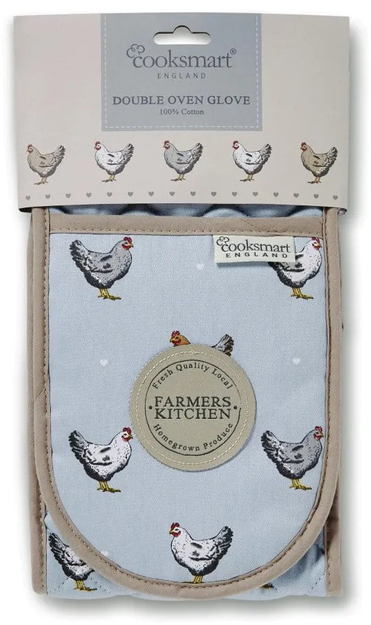 Podwójna bawełniana rękawica kuchenna Cooksmart ® Farmers Kitchen
