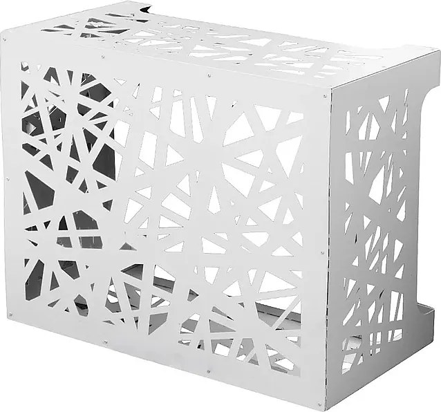 Pokrowiec na klimatyzator ARTIST M, biały, aluminiowy, dł. 86 x gł. 44 x wys. 68 cm