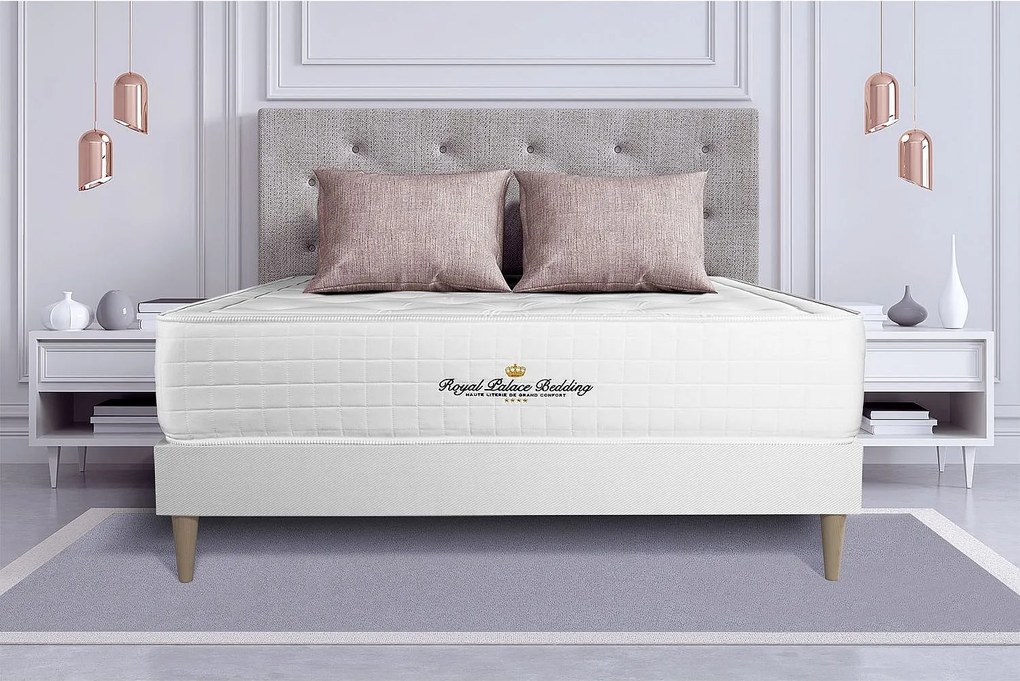 Materac buckingham 120 x 190 cm + zestaw podstawa lózka