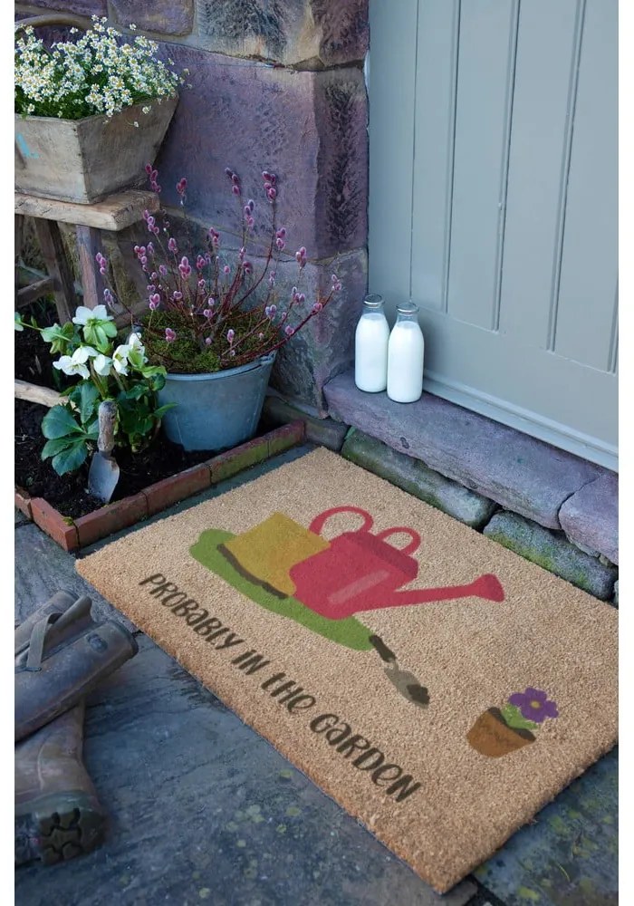 Wycieraczka z włókna kokosowego 40x60 cm Probably in the Garden – Artsy Doormats