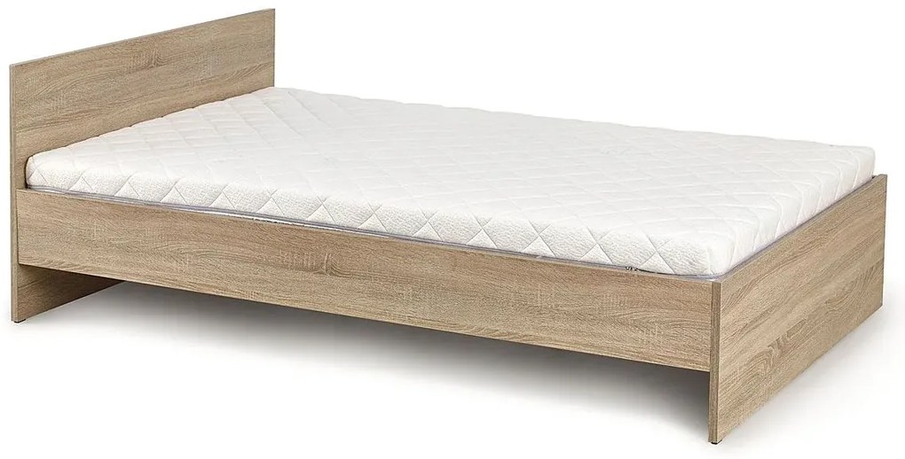 Pojedyncze łóżko dąb sonoma 90x200 W1-A51