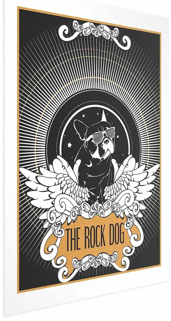 Plakat The Rock Dog 60x90 cm bez ramy z marginesem ARTGEIST B